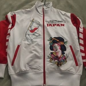 Japan Ed Hardy warm-up jacket stylish brand new